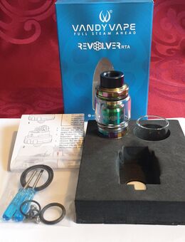 Vandyvape Verdampfer Revolv.., gebr., Top-Zustand, FP. 22€, SAMMLUNGSAUFLÖSUNG!! RTA; VERDAMPFER; TANK. - Bühl
