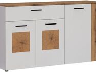 INOSIGN Sideboard Linz (1 St), Kommode mit Hirnholzapplikationen - Schrank (B/T/H) 150/42/83 cm