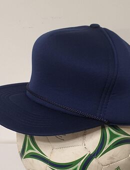Trucker Basecap - Navy-Blau - Druckverschluss - 5-Panel Cap - Bis 64 CM - Berlin Reinickendorf