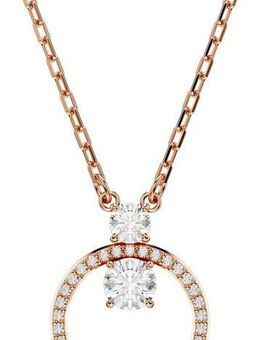 Swarovski Kette mit Anhänger Schmuck Geschenk Halskette Constella Pavé, mit Swarovski® Zirkonia (synth)