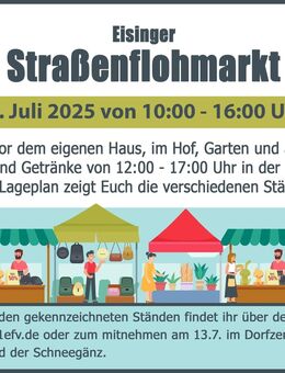 Eisinger Straßenflohmarkt - Eisingen (Bayern)