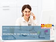 Mitarbeiter für den Empfang (m/w/d) - Ludwigsburg