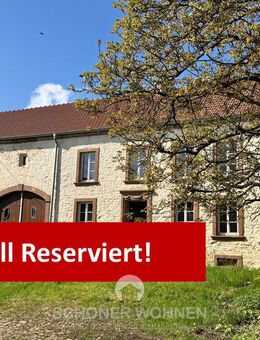 Wahlen: Charmantes historisches Bauernhaus mit viel Ausbaupotenzial - Losheim (See)