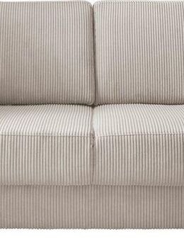 INOSIGN Schlafsofa Mia Problemlöser Sofa, Einzelauszug, Bettsofa, zeitlos und bequem, mit 2 Einzelauszügen als Längsschläfer