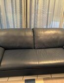 Echtleder-Garnitur (3- und 2-Sitzer) in 35781