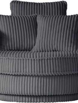 Home affaire Drehsessel MAISIE, Love Seat XXL, Lese-Sessel BIG-, Sessel in MEGA CORD u. Web-Velours, 360 Grad drehbar