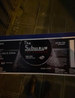 Karte The Subways - Nürnberg