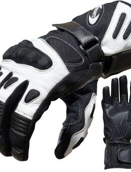 PROANTI Motorradhandschuhe aus Leder/Cordura