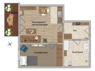 SCHÖNE 2-ZIMMER-WOHNUNG IN EINER SENIORENWOHNANLAGE - Sittensen