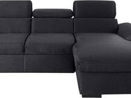 COTTA Ecksofa Lola L-Form mit Kopfteilfunktion & Hocker, Set, wahlweise mit Bettfunktion, Bettkasten & Armteilverstellung