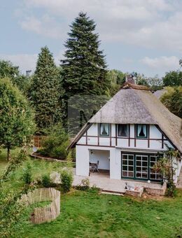 Schmuckstück unter Reet mit Baugrundstück - Wohnen im Einklang mit der Natur - Neetze