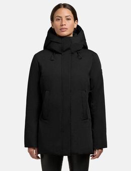khujo Winterjacke Palla-YM Damen Wintermantel mit verstellbarer Kapuze