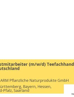 Außendienstmitarbeiter (m/w/d) Teefachhandel - Südwestdeutschland - München Altstadt