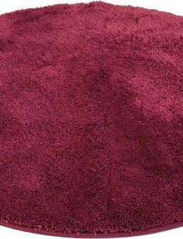 KiNZLER Badematte Chaozhou, Höhe 20 mm, rutschhemmend beschichtet, fußbodenheizungsgeeignet, Polyester, rund, Badteppich, Uni Farben, weich, als rechteckig, rund & Set erhältlich