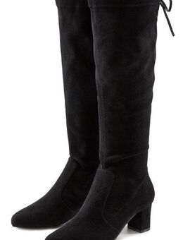 LASCANA Schlupfstiefel Schlupfboots, Slouchy Boots, Slip-On, Stretch & Blockabsatz