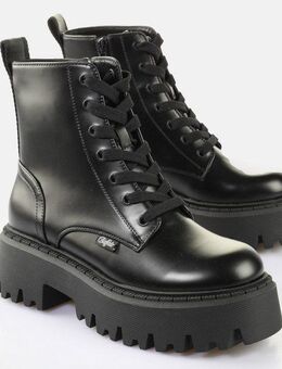 Buffalo ASPEN LACE UP Schnürboots, Plateauboots, Schnürboots, Freizeitschuh mit markanter Profilsohle