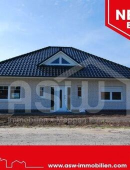 Musterhaus! Geräumiger Neubau-Bungalow mit massiver Garage und hochwertiger Ausstattung in Lathen! - Lathen