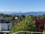 See- und Bergpanorama in Architekten-Doppelhaushälfte - Wasserburg (Bodensee)