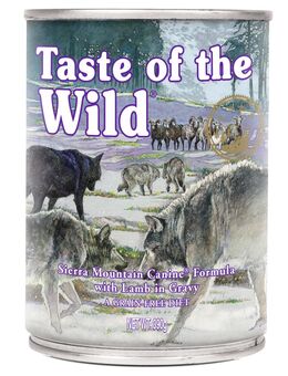 4 + 2 gratis! 6 x 390 g Taste of the Wild - Sierra Mountain