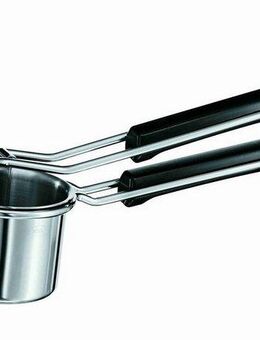 RÖSLE Kartoffelpresse, Edelstahl, Kunststoff, mit Auflagevorrichtung, Einsatz entnehmbar, spülmaschinengeeignet