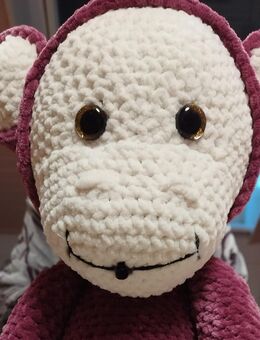 Affe❤️gehäkelt Amigurumi,Chenille Wolle,Kuscheltier,Plüschtier - Kerken
