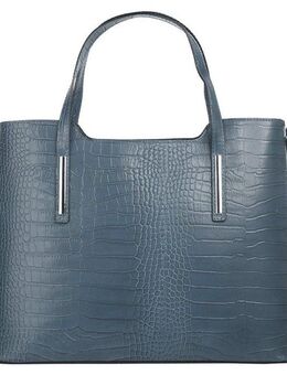Cluty Henkeltasche, echt Leder, Made in Italy