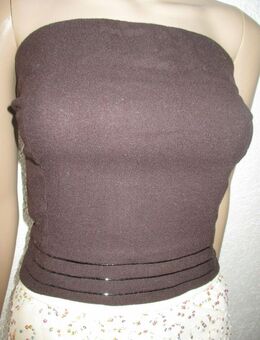 NEU * Edel * sexy * Pailletten- Stickerei * Trägerlos * Bustier * Korstett * Corsage "MNG * Mango" Gr. 34- 36/ XS- S * schokoladen- braun * - Riedlingen