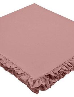 Home affaire Tagesdecke Violetta, leichter Überwurf mit Rüschen, ohne Füllung, mit Volants, 100% Baumwolle, auch als Tischdecke verwendbar
