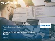 Backend Entwickler (m/w/d) Vollzeit / Teilzeit - Rostock