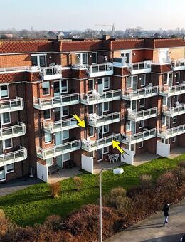 Döse: Strandnahe FeWo mit West-Balkon im Haus mit Schwimmbad und Sauna - Cuxhaven