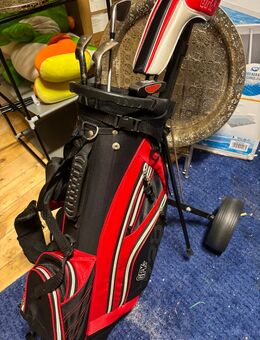 Golfbag + Schläger + Trolley für Kinder - Bad Zwischenahn