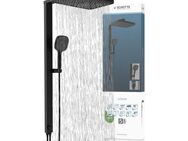 Schütte Brausegarnitur LA PALMA, Höhe 105 cm, 3 Strahlart(en), Komplett-Set, Regendusche, mit Antikalk-Beschichtung, wassersparend