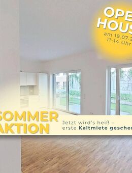 Lichtdurchflutete 2-Zimmer-Neubauwohnung mit TERRASSE und EBK im Neubauquartier "Großherzog Friedrich Höfe" - Saarbrücken