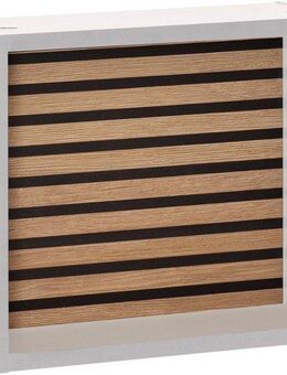 welltime Wandregal Ekko, Breite 40 cm, Rückwand mit Akustikprint, Wandmontage