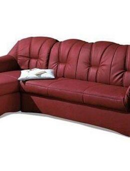 DOMO collection Ecksofa Papenburg, zeitlose Rückensteppung, elegante Formensprache, L-Form, in großer Farbvielfalt, wahlweise mit Bettfunktion