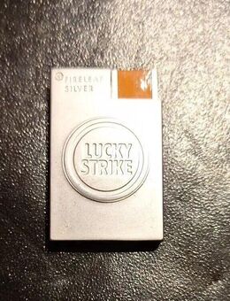 Lucky Stricke Feuerzeug Madura Silver für Sammler - Essen