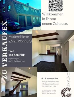 *Provision Frei* Moderne Eigentumswohnung oder Kapitalanlage in zentraler Lage von Bad Bentheim - Bad Bentheim