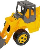 Lena® Spielzeug-Aufsitzbagger Eco GIGA TRUCKS, Aufsitz-Schaufellader, Made in Europe in 00000