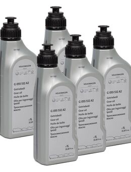 5x Original GETRIEBEÖL Schaltgetriebeöl OE VOLKSWAGEN Audi 1l Gebinde G055532A2 - Wernigerode Zentrum