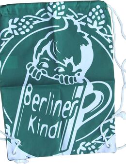 Berliner Kindl Brauerei - Turnbeutel - Rucksack ( Grün ) - 44 x 31,5 cm - Doberschütz