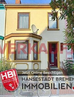 Flüsseviertel / Charmantes Reihenmittelhaus mit historischem Flair und Garten - Bremen