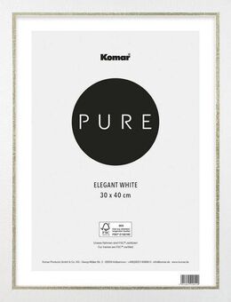 Komar Bilderrahmen Elegant, Echtholzrahmen mit hochtransparentem Acrylglas