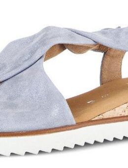 Gabor GENUA Sandalette, Sommerschuh, Sandale, Keilabsatz, mit verstellbarem Fersenriemchen