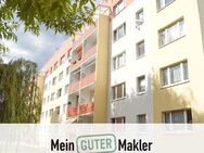 Familienfreundliche Anlage: gepflegte 3 Raum Wohnung mit Loggia zentral in Bad Düben - Bad Düben