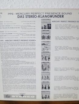 Das Stereo Klang Wunder-Vinyl-LP,Mercury,50/60er Jahre - Linnich