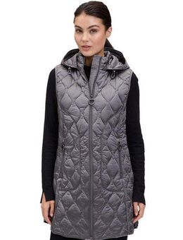 Betty Barclay Strickweste Betty Barclay Damen Steppweste mit abnehmbarer Kapuze