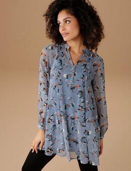 Aniston SELECTED Longbluse mit dekorativer Biesenverzierung