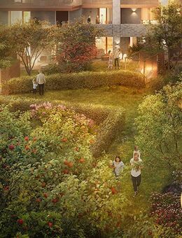 Rückzugsort im Grünen: 3 Zimmer Gartenwohnung mit privater Terrasse - Garching (München)