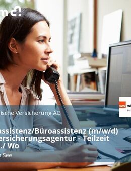 Vertriebsassistenz/Büroassistenz (m/w/d) in einer Versicherungsagentur - Teilzeit 15 - 20 Std./ Wo - Taching (See)
