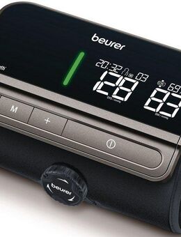 BEURER Oberarm-Blutdruckmessgerät BM 81 easyLock für einfache Messung ohne Kabel und Schläuche, Manschette anlegen, festdrehen und direkt die Messung starten